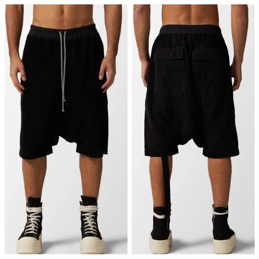 Authentic Rick Owens DRKSHDW Mainline Pods Shorts - Black IT 50 / US 40 / Large - Picture 2 of 14